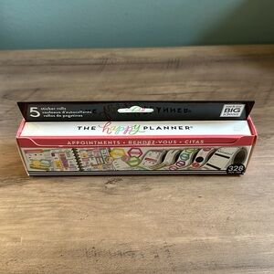 Happy Planner - Appointments - 5 Sticker Rolls, 328 pcs NEW!